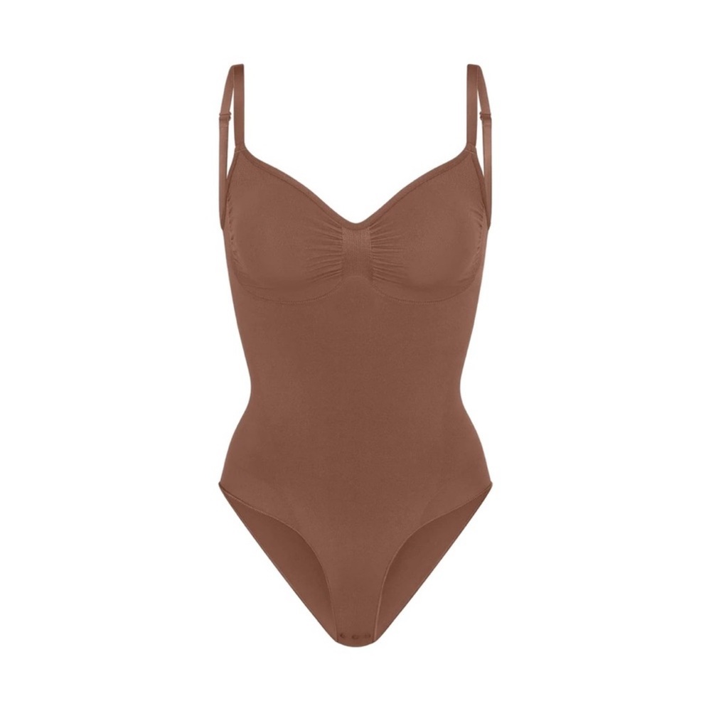 SKIMS SEAMLESS SCULPT BRIEF BODYSUIT JASPER SMALL - Picture 6 of 15